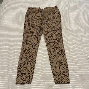 J Crew Leopard Print Denim